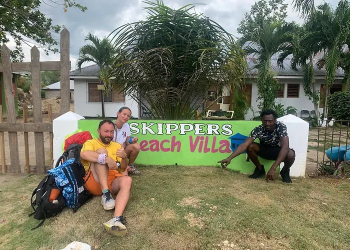Haustierfreundliches Skippers Beach Villa Am Camp Site Negril